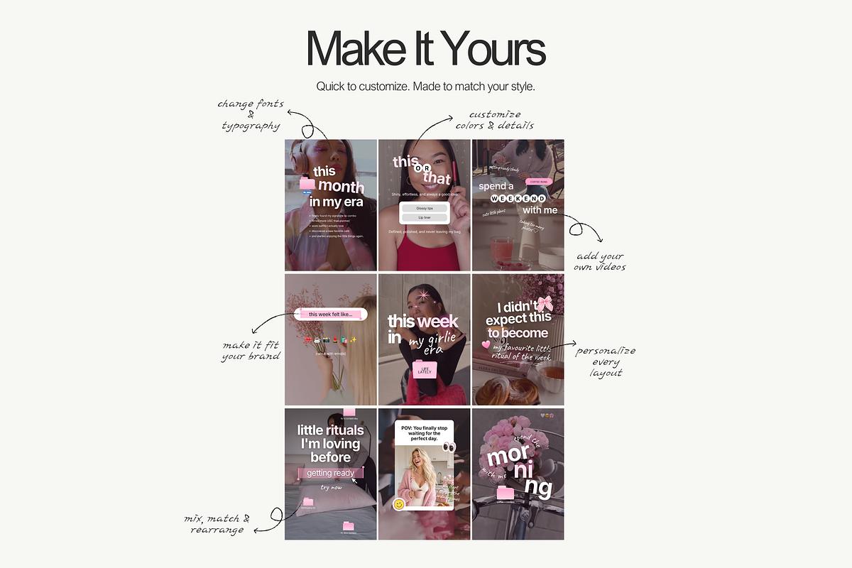 UGC iOS Reels Canva Templates, a Social Media Template by DigiPax (Photo 9 of 14)