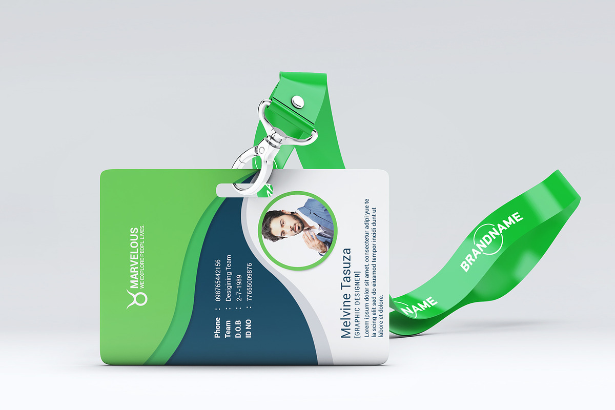 Identity Card Design, a Flyer Template by Business Flyers (Photo 3 of 4)