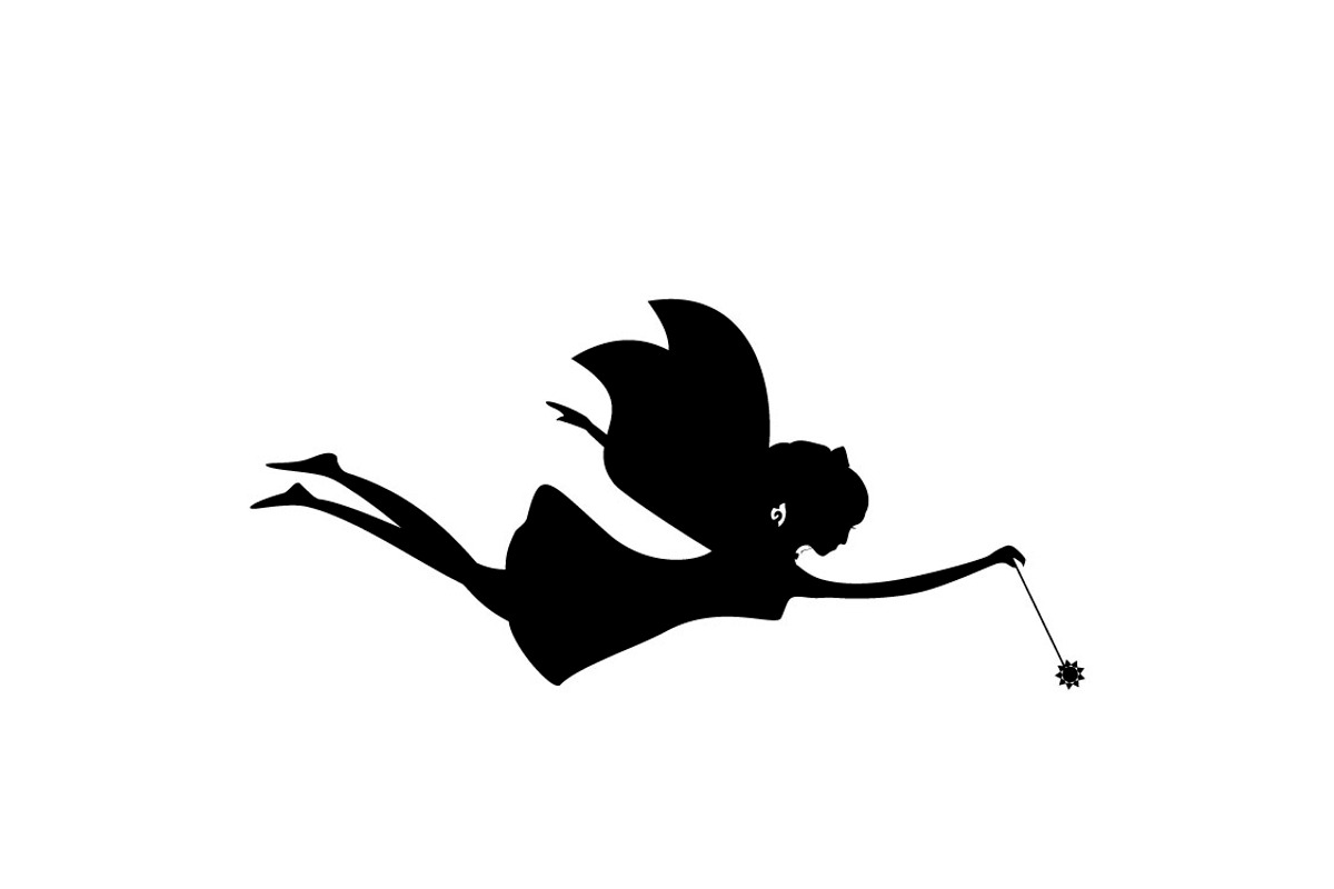 Fairies Silhouette Vector Set, an Illustration by Svetlana Voloshina (Photo 13 of 13)