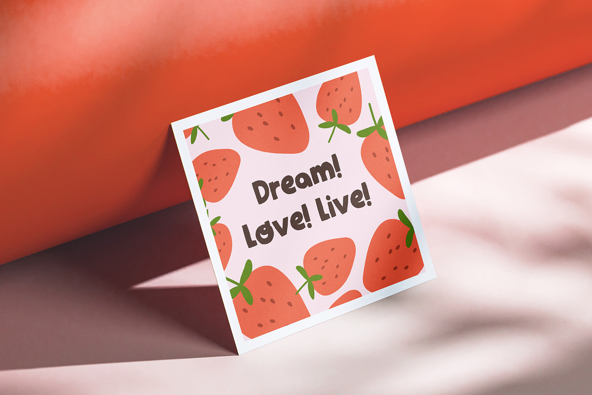 Cute doodle post card designs set, a Background Graphic by Good Studio (Photo 8 of 11)