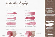 Watercolor Brushes for Procreate, a Brush Add-On by Gau Silva Studio (Thumbnail 2 of 11)