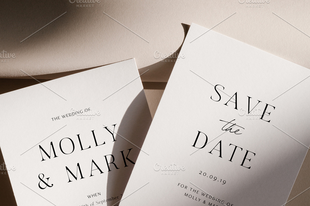 5x7 Paper Stationery Mockup, a Print Template by Moyo Studio (Photo 2 of 2)