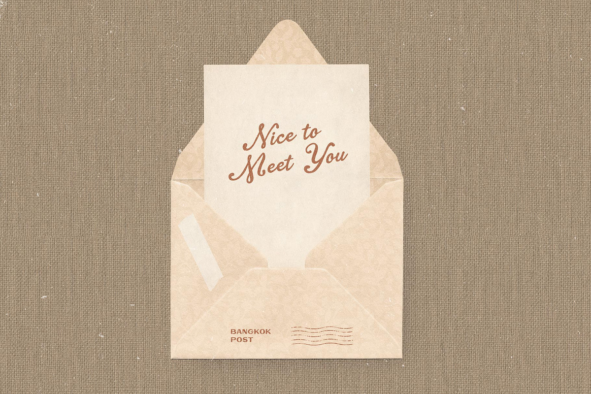 Sunset Palm; Vintage Fonts, a Handwritten Font by Eko Bimantara (Photo 18 of 19)