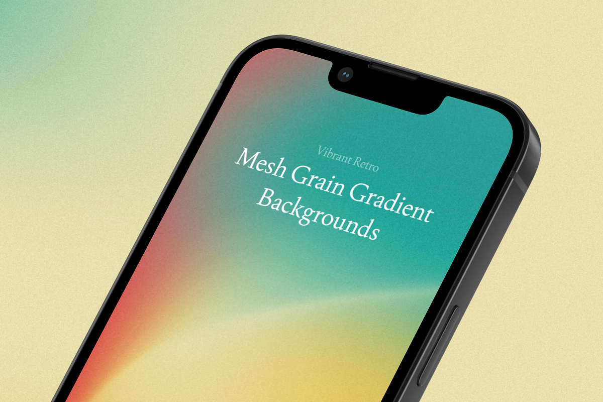 Mesh Grain Gradient Backgrounds, a Background Graphic by Petr Bilek (Photo 2 of 3)