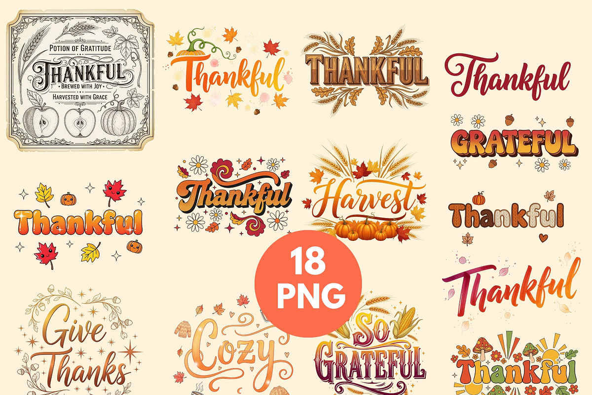 Fall Cozy Season Thankful Grateful T, an Object Graphic by Ace Designs (Photo 2 of 2)