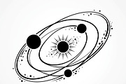 60 Planet Orbit Abstract Silhouette, an Empty State Illustration by Amazin_art (Thumbnail 34 of 35)