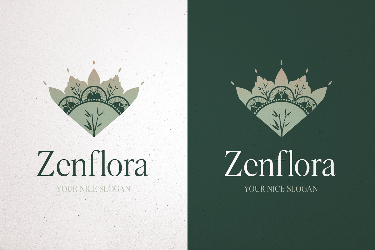 Zen Logo Template | Canva & AI preview 3