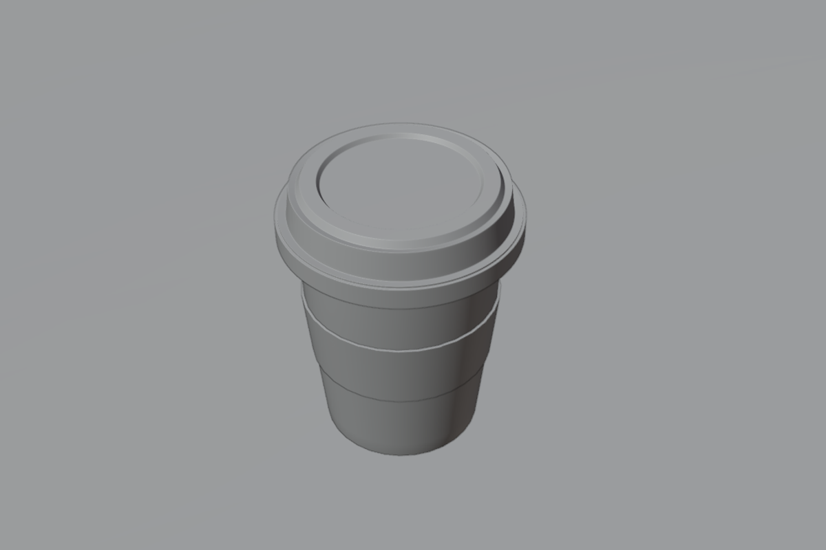 Coffee Cup 3D Model Mockup, an Object 3D Model by Dudukbersama (Photo 2 of 2)