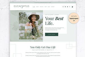 Squarespace Website Template | Green, a Squarespace Template by Thirty One Palms Studio