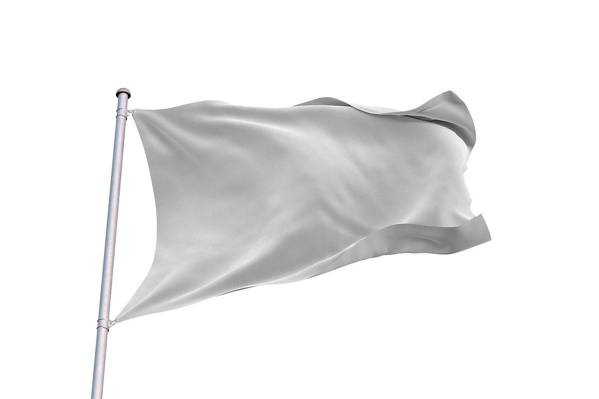 Flag Mockup, an Advertising Mockup by mockupbuys (Photo 2 of 4)
