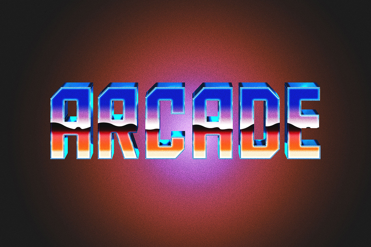80s Text and Logo Effects, a Layer Style Add-On by MahmoudWally (Photo 10 of 12)