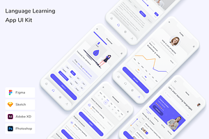 Language Learning App UI Kit