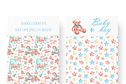 Child boy watercolor set. Birthday., a Person Illustration by SabinaWatercolorArt (Thumbnail 7 of 15)