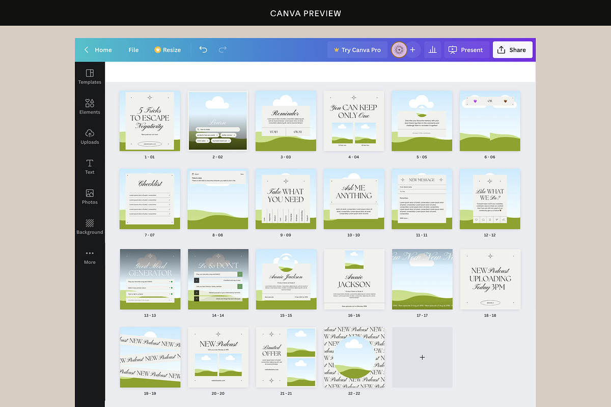 42 Instagram Post and Stories v2, a Social Media Template by Studio K (Photo 2 of 9)