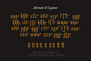 Black Amplifier Blackletter Font, a Blackletter Font by Vampstudio (Thumbnail 11 of 13)