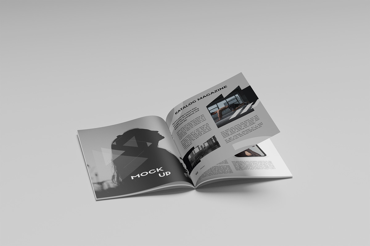 CATALOG MAGAZINE MOCKUP, a Brochure Template by kebunmockup (Photo 5 of 5)