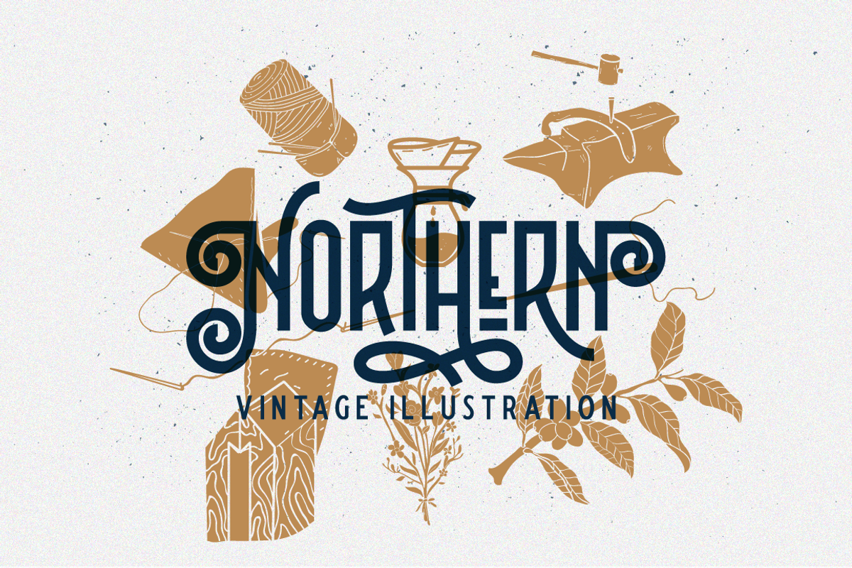 Northern Vintage Monoline Script, a Serif Font by Angin Studio (Photo 16 of 17)