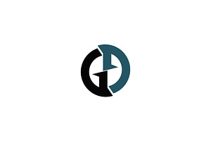 Initial Letter DG or GD Linked Logo, a Branding & Logo Template by mrshamsjaman