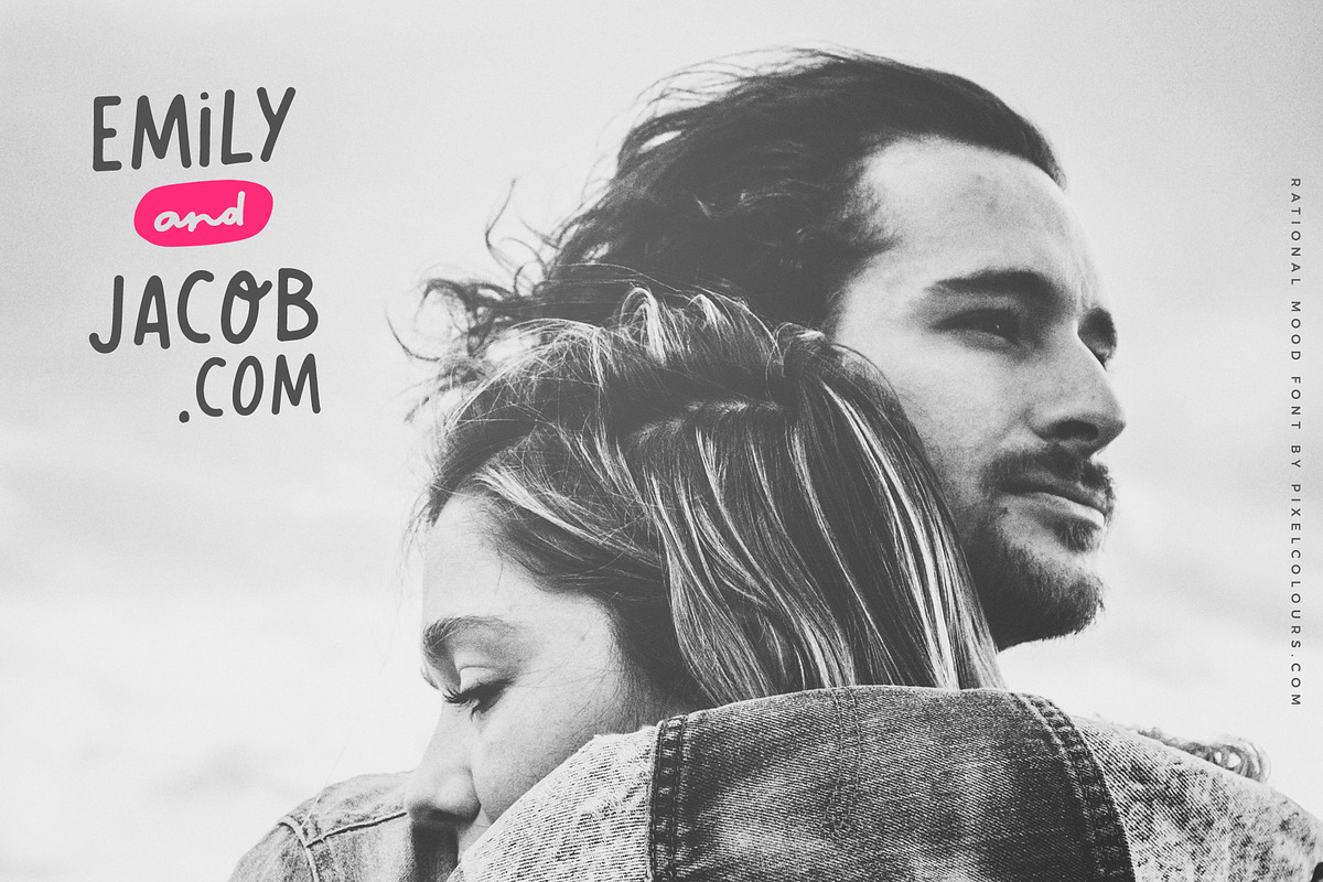 Script Font Rational Mood, a Script Font by pixelcolours (Photo 10 of 15)