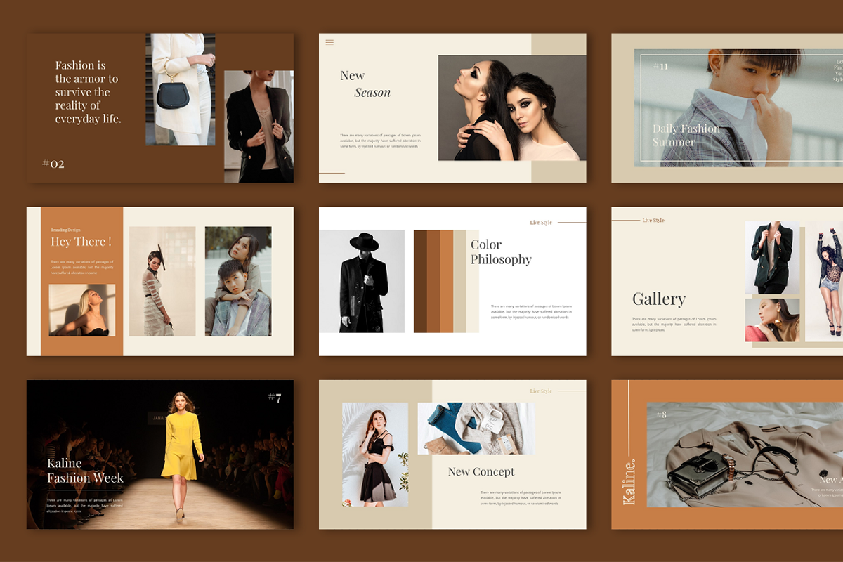 Kaline - Fashion Keynote Template, a Presentation Template by Biwarastudio (Photo 4 of 5)
