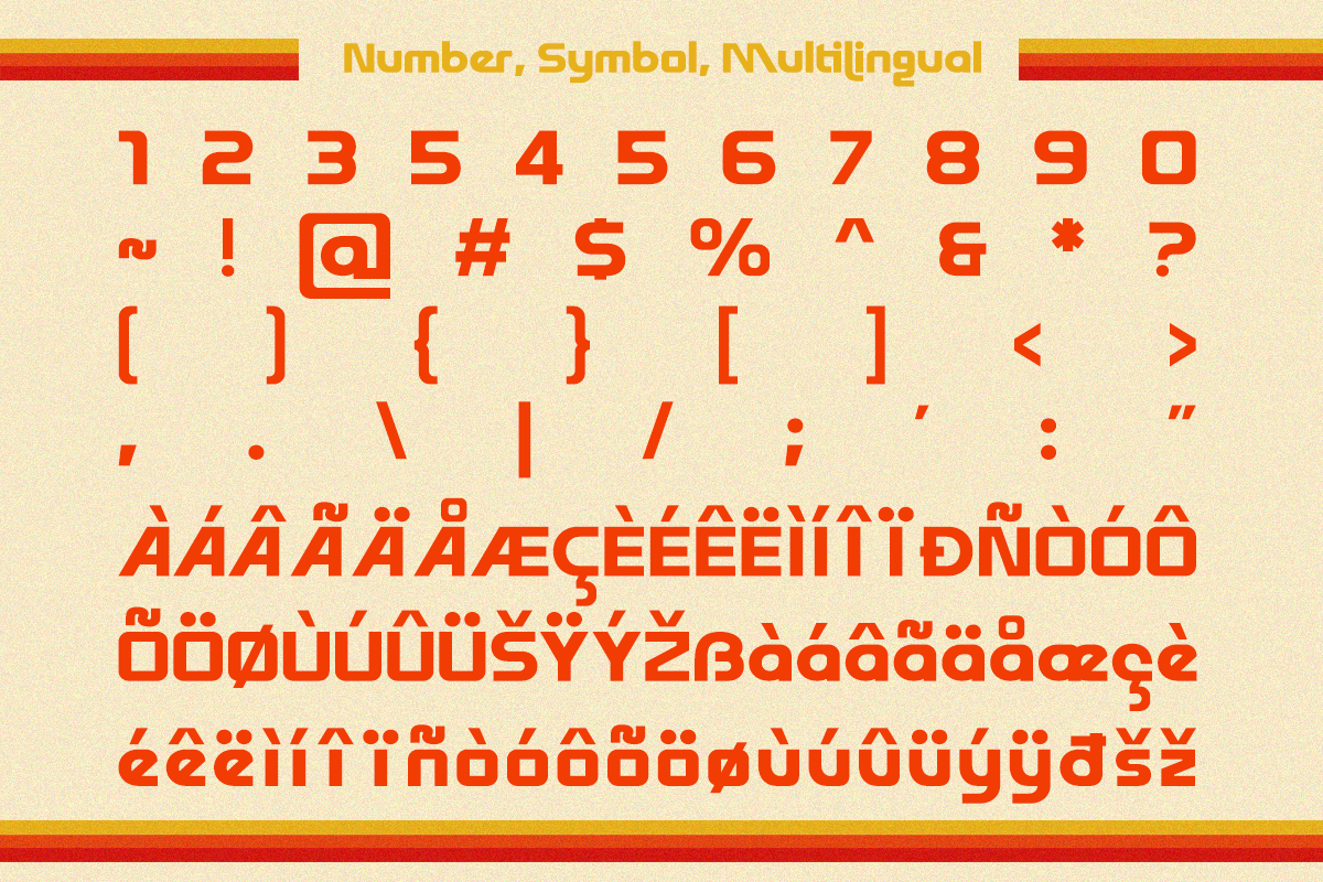 Zaylen - Ligature Retro Font, a Sans Serif Font by RagamKata (Photo 10 of 10)
