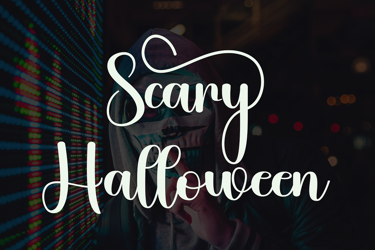 Scary, a Handwritten Font by InermediaSTUDIO (Photo 7 of 8)
