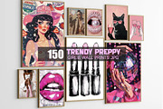 Pink Aesthetic Prints Girly wall art, an Arts & Entertainment Photo by Chipshpow Graphics (Thumbnail 1 of 8)