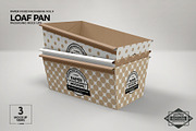 Loaf Cake Mold Packaging Mockup, a Packaging Mockup by INCDesign (Thumbnail 3 of 8)