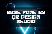 Azyncro - Digital Font, a Sans Serif Font by QR Design Studio (Thumbnail 8 of 8)