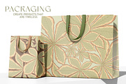 Silk Scarf Leaf Mosaic, a Pattern Graphic by Natalia0307 (Thumbnail 8 of 9)
