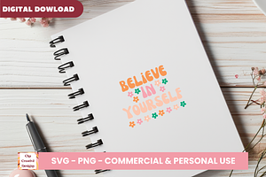 Believe In Yourself SVG Cut Files