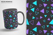 Neon Memphis Seamless Patterns, a Pattern Graphic by 3Y_Design (Thumbnail 5 of 6)