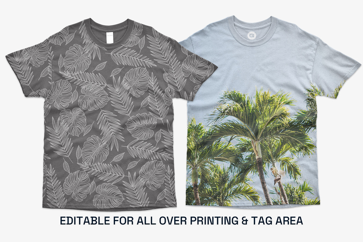 Gildan Mens Adult T-Shirt Mockups, a Shirt Mockup by GraphicHero (Photo 9 of 9)