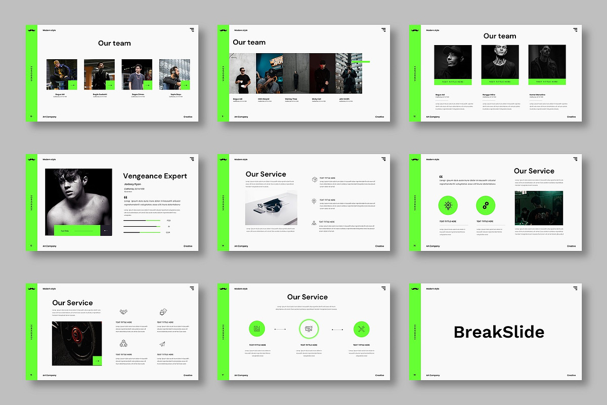 Vengeance - Business Google Slide, a Presentation Template by Dens Creative Studio (Photo 3 of 6)