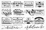 Farmhouse Christmas Sign Mega Pack, a Graphic by CraftlabSVG (Thumbnail 2 of 17)