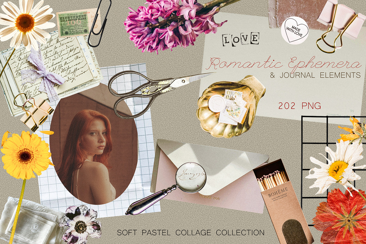 Romantic Memory Book Kit, an Object Graphic by Anzhelika (Photo 1 of 11)