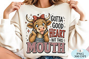 Gotta Good Heart But This Mouth Cow, a Seasonal Illustration by Daily.Designs (Thumbnail 2 of 5)