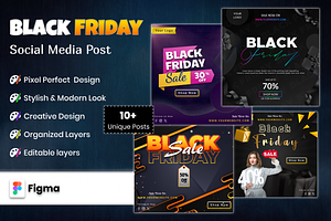Black Friday Social Media Post Pack