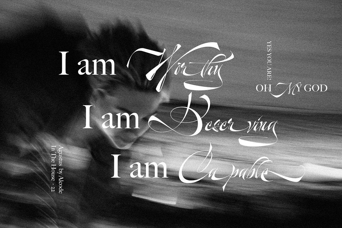 Agustus, a Script Font by Alcode (Photo 9 of 14)