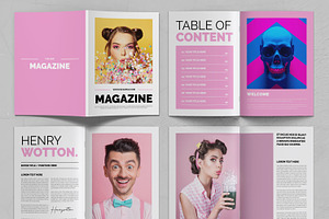 Creative Magazine Layout Design