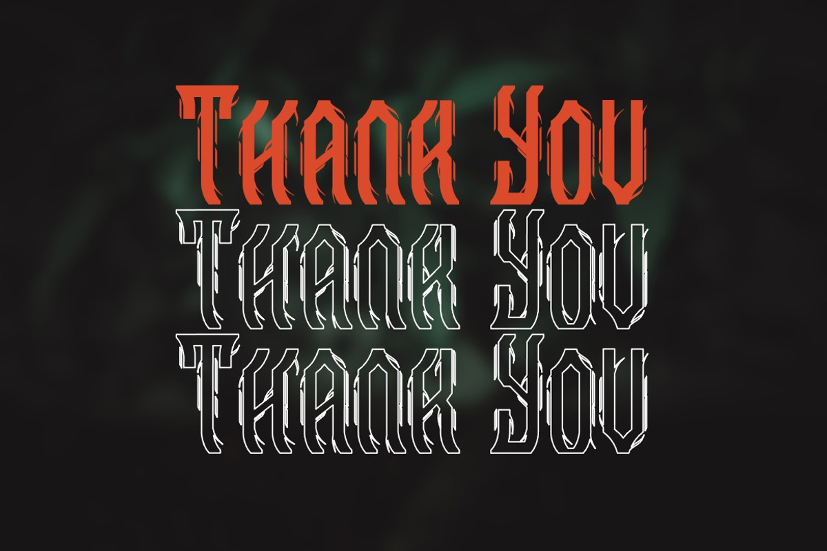 Vetlicaz - Blackletter Font, a Blackletter Font by Dhabee (Photo 12 of 12)