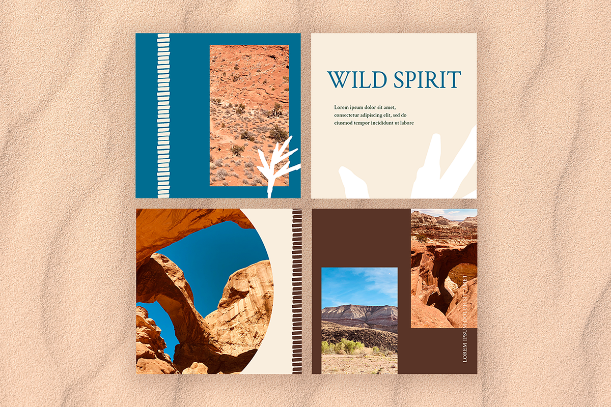 Southwest Desert Instagram Template, a Social Media Template by CortneytheCreator (Photo 5 of 6)