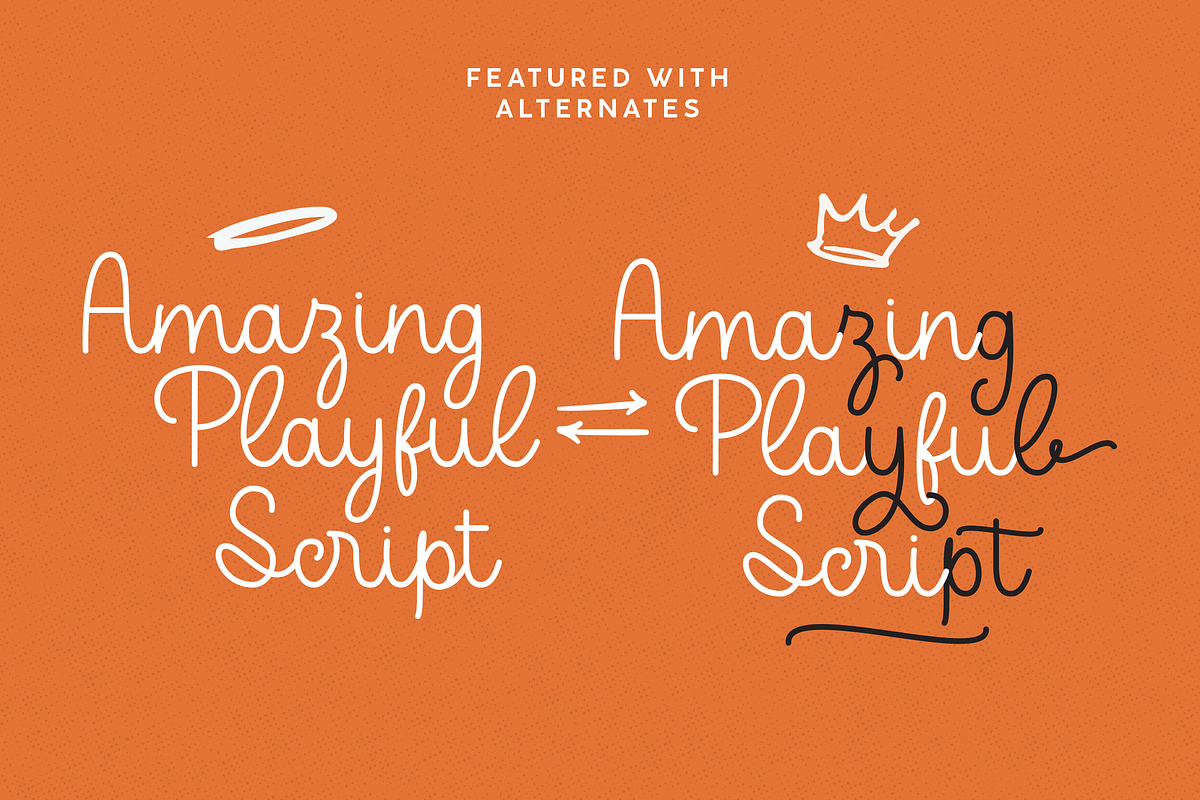 Lullaby Playful Typeface preview 3