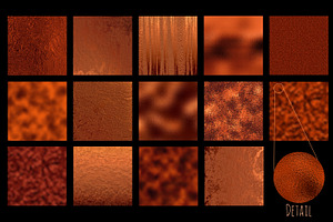 Copper Foil Textures