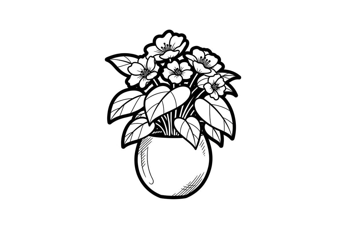 Flower Pot Silhouette Vector Bundle, an Illustration by jahid234 (Photo 48 of 49)
