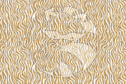 Seamless Glitter Animal Prints Gold, a Pattern Graphic by RaccoonGirl Design (Thumbnail 3 of 3)