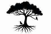 Nature Organic Tree Root Graphic, an Illustration by Designs_River (Thumbnail 12 of 13)