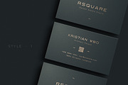 Stylist Business Cards Template, a Business Card Template by Ctrl space studio (Thumbnail 2 of 6)