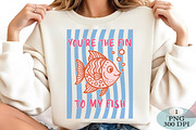 Funny Summer Pun Hand Drawn Fish PNG, an Illustration by Daily.Designs (Thumbnail 2 of 3)