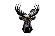 Artistic Geometric Deer Head Bundle, an Illustration by yasushie (Thumbnail 30 of 31)